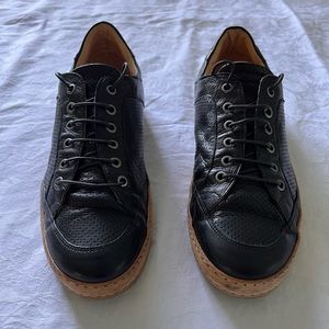Italian leather casual dress shoes